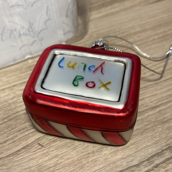 NWOT Four glass Christmas ornaments school theme - Picture 3 of 15